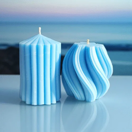 Spiral Pillar Candle